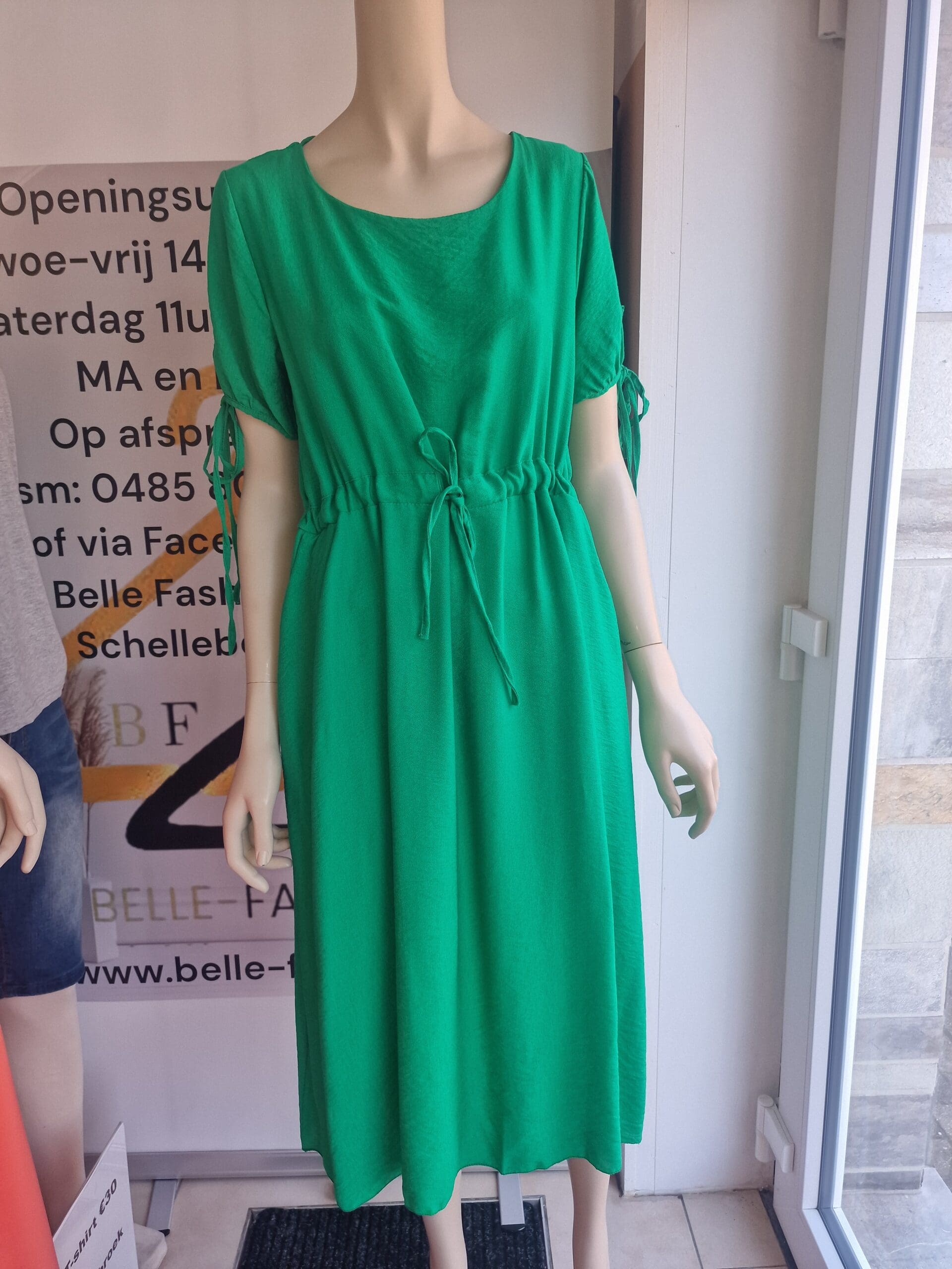 Jurk – met strik aan de taille - Afbeelding 6