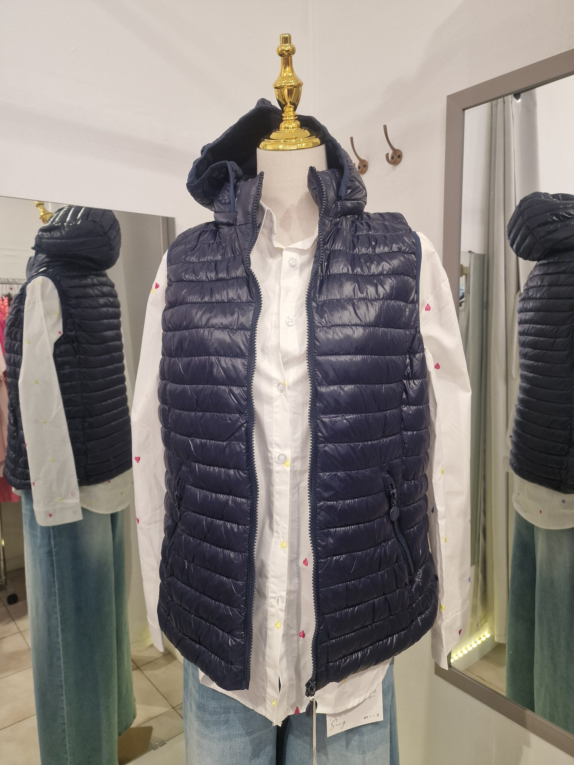 Bodywarmer dames - afneembare capuchon - Afbeelding 10