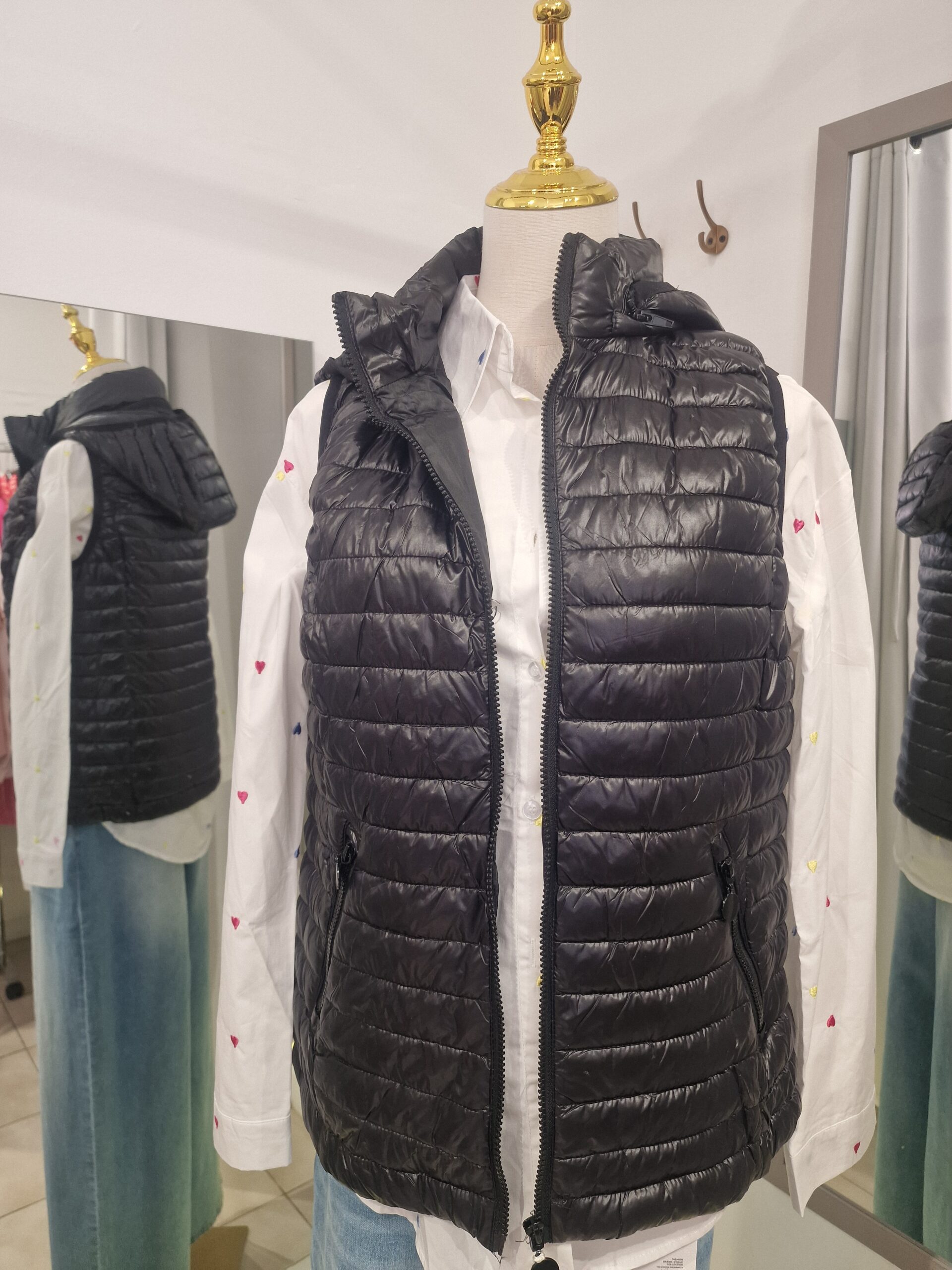 Bodywarmer dames - afneembare capuchon - Afbeelding 9